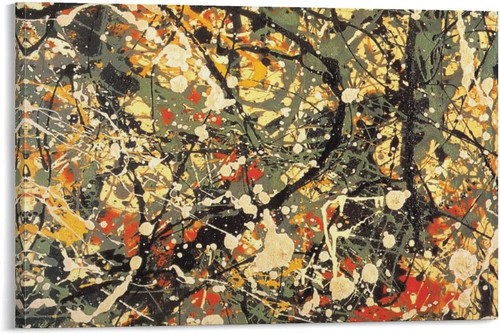 Jackson pollock canvas - pollock, wall