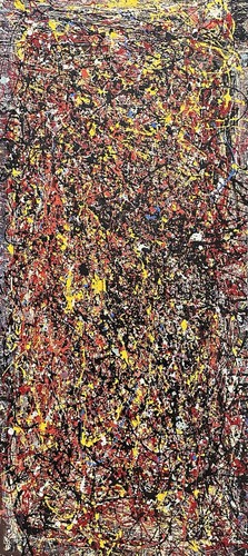 Rectangular jackson pollock - rectangular,